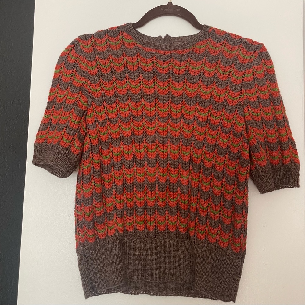 Handmade Vintage Style Knit Blouse